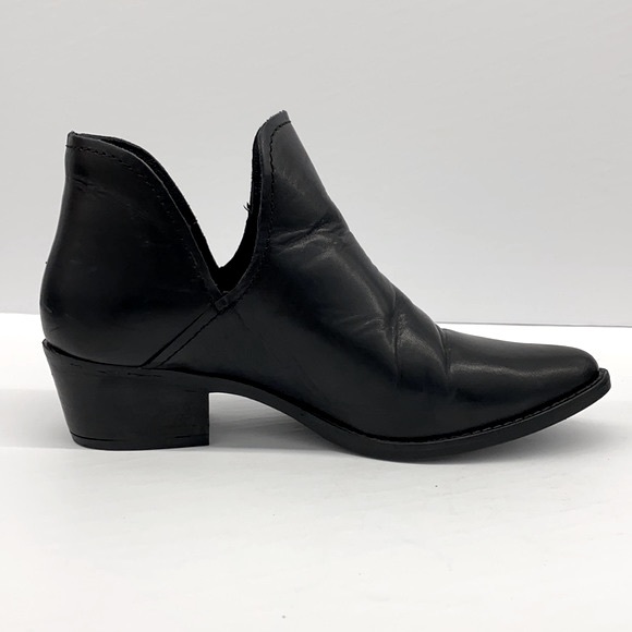 Steven Madden Joella Black Leather Bootie - Picture 7 of 13